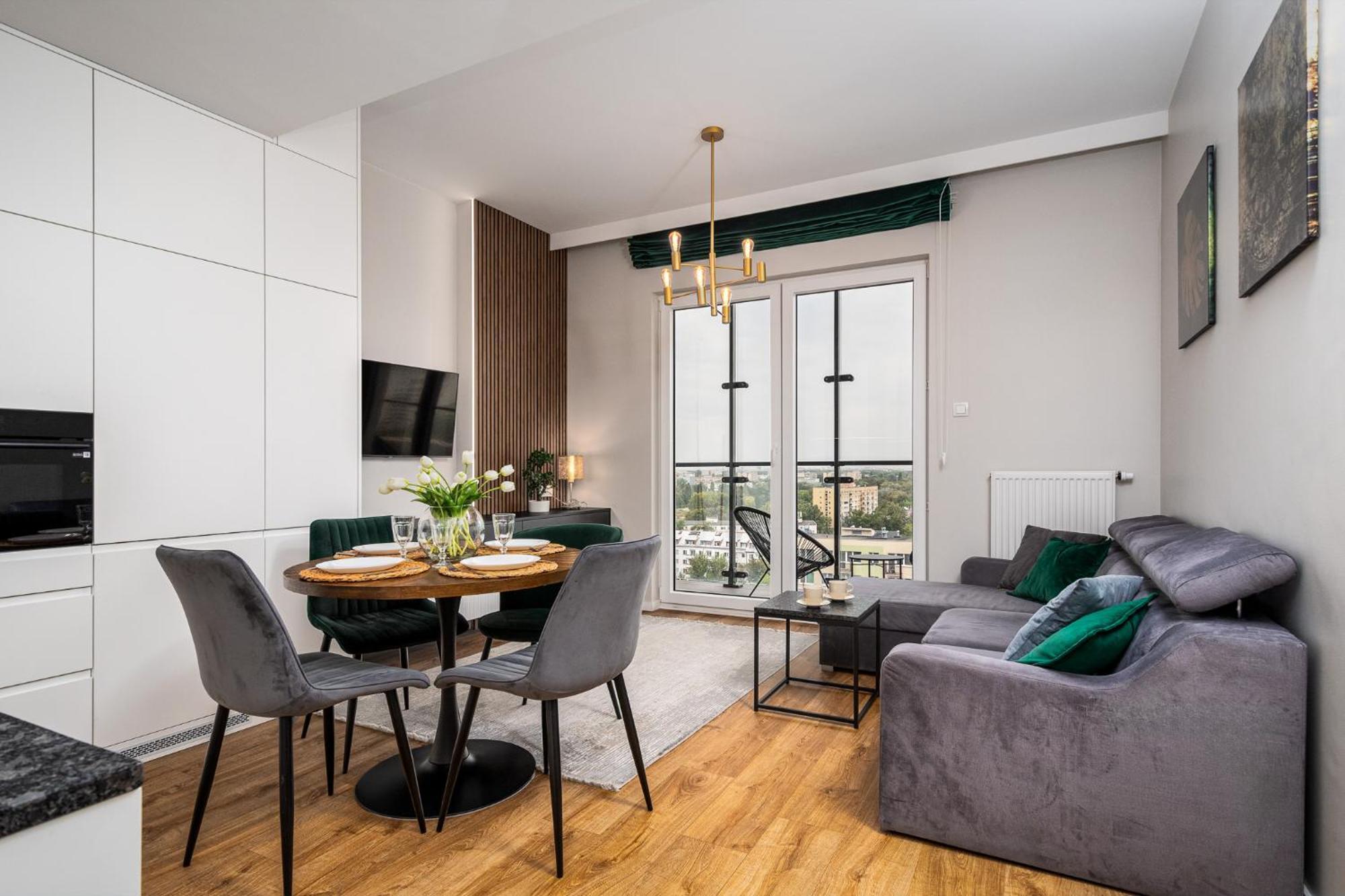 ורשה Wola Tower Deluxe Separate Bedroom With Free Garage - By Perfect Apart מראה חיצוני תמונה