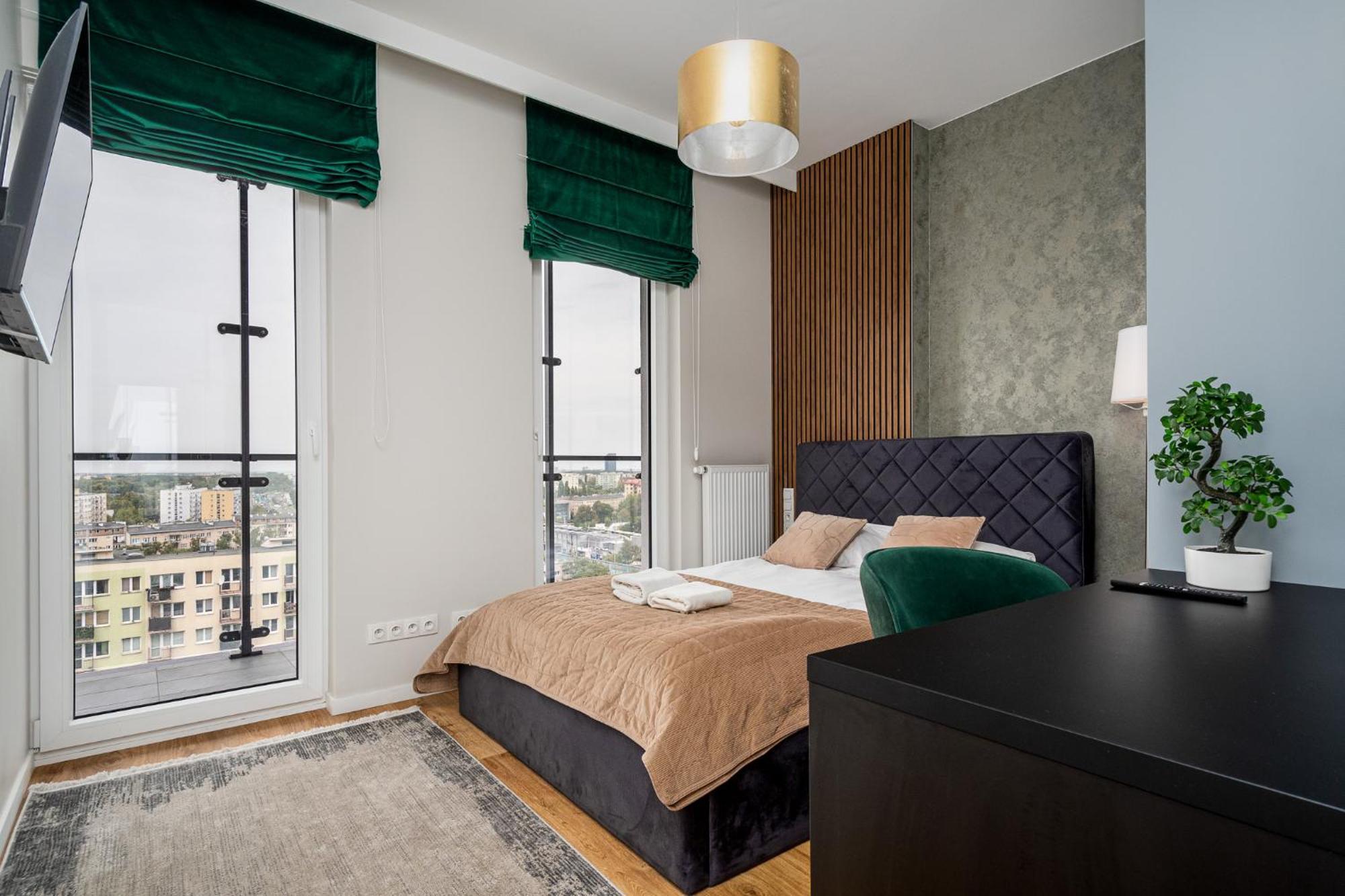 ורשה Wola Tower Deluxe Separate Bedroom With Free Garage - By Perfect Apart מראה חיצוני תמונה